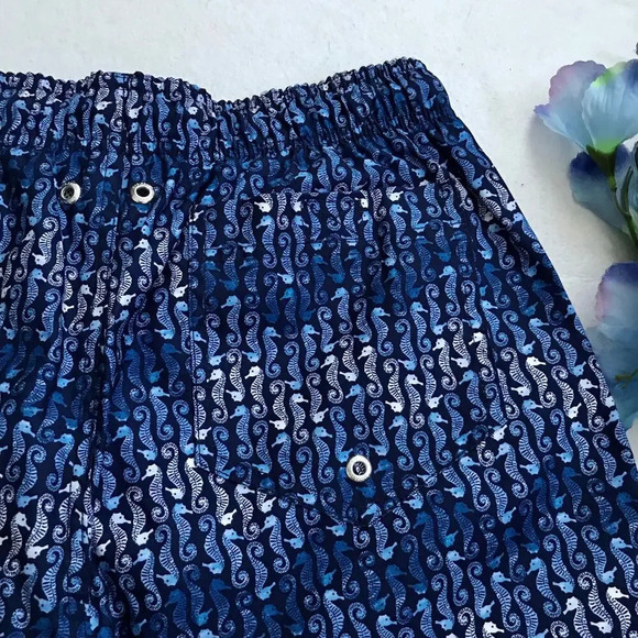 Lands' End NWOT Seahorse Volley Swim Trunk Men S (28-30) - Picture 7 of 12